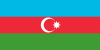Flag map of Azerbaijan