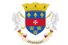 Flag map of Saint Barthélemy