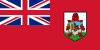 Flag map of Bermuda