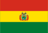 Flag map of Bolivia (Plurinational State of)