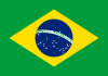 Flag map of Brazil