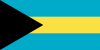 Flag map of Bahamas