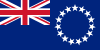 Flag map of Cook Islands