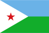 Flag map of Djibouti