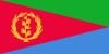 Flag map of Eritrea