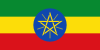 Flag map of Ethiopia