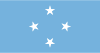 Flag map of Micronesia (Federated States of)