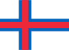 Flag map of Faroe Islands