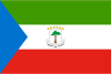 Flag map of Equatorial Guinea