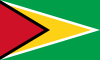 Flag map of Guyana
