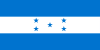Flag map of Honduras