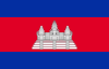 Flag map of Cambodia