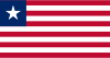 Flag map of Liberia