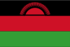 Flag map of Malawi