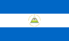 Flag map of Nicaragua