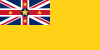Flag map of Niue