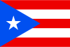 Flag map of Puerto Rico