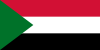 Flag map of Sudan