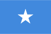 Flag map of Somalia