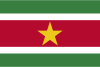 Flag map of Suriname