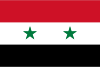Flag map of Syrian Arab Republic