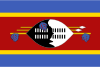 Flag map of Swaziland