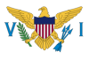 Flag map of Virgin Islands (U.S.)