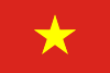 Flag map of Viet Nam