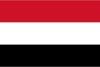 Flag map of Yemen