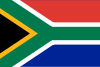 Flag map of South Africa