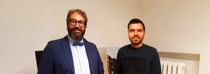 Juancho Arregui, CEO of Brickfy, and Igors Puntuss, CEO at Bulkestate